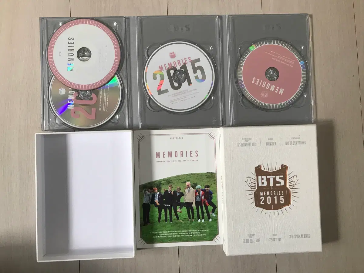 방탄소년단 BTS MEMORIES 2015 DVD 풀세트 양도 | 브랜드 중고거래